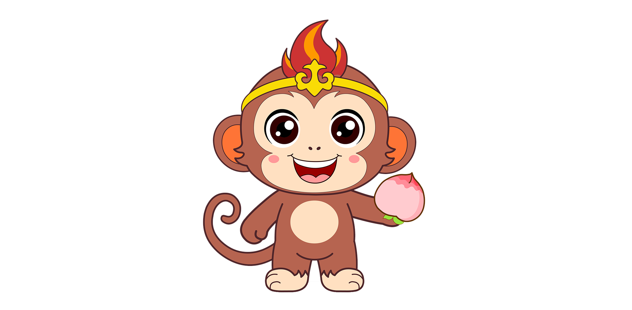 悦言桃小圣卡通形象