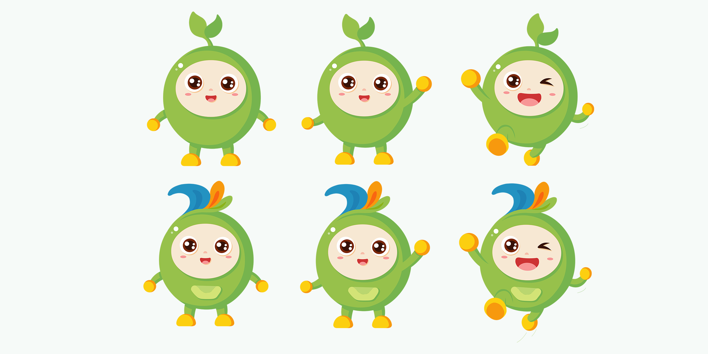 悦言豆豆灵卡通形象