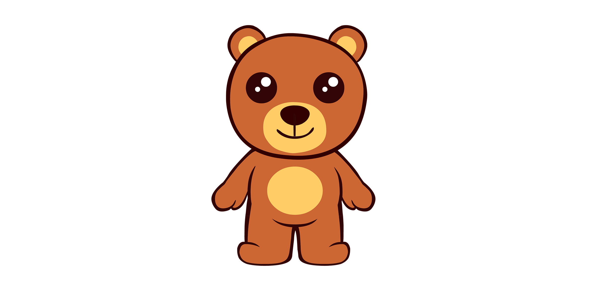 悦言憨憨熊卡通形象