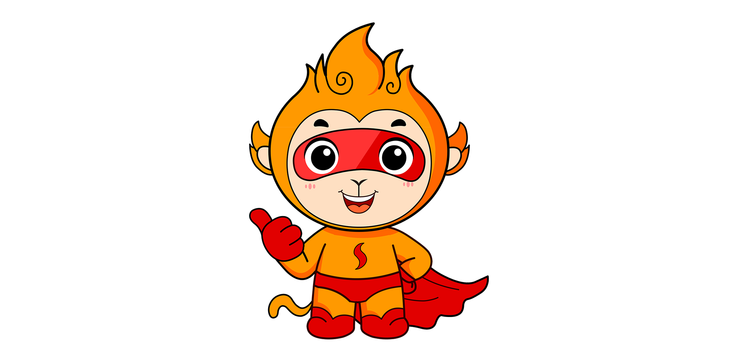 悦言焰小猴卡通形象